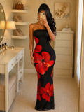 Robe bustier fleurie