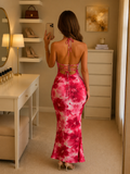 Robe longue ajustée