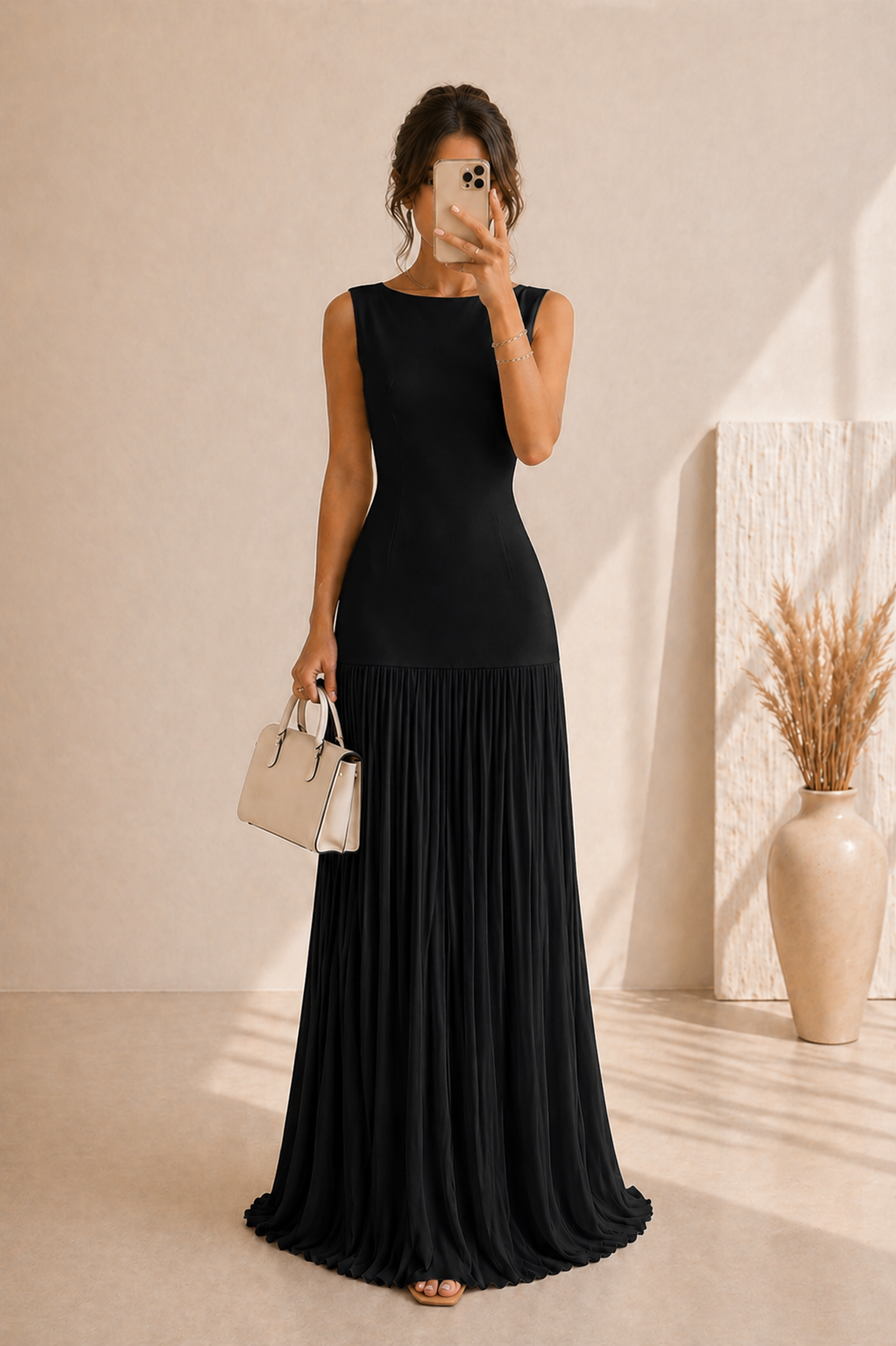 Ensemble – Coupe Ajustée & Jupe Fluide